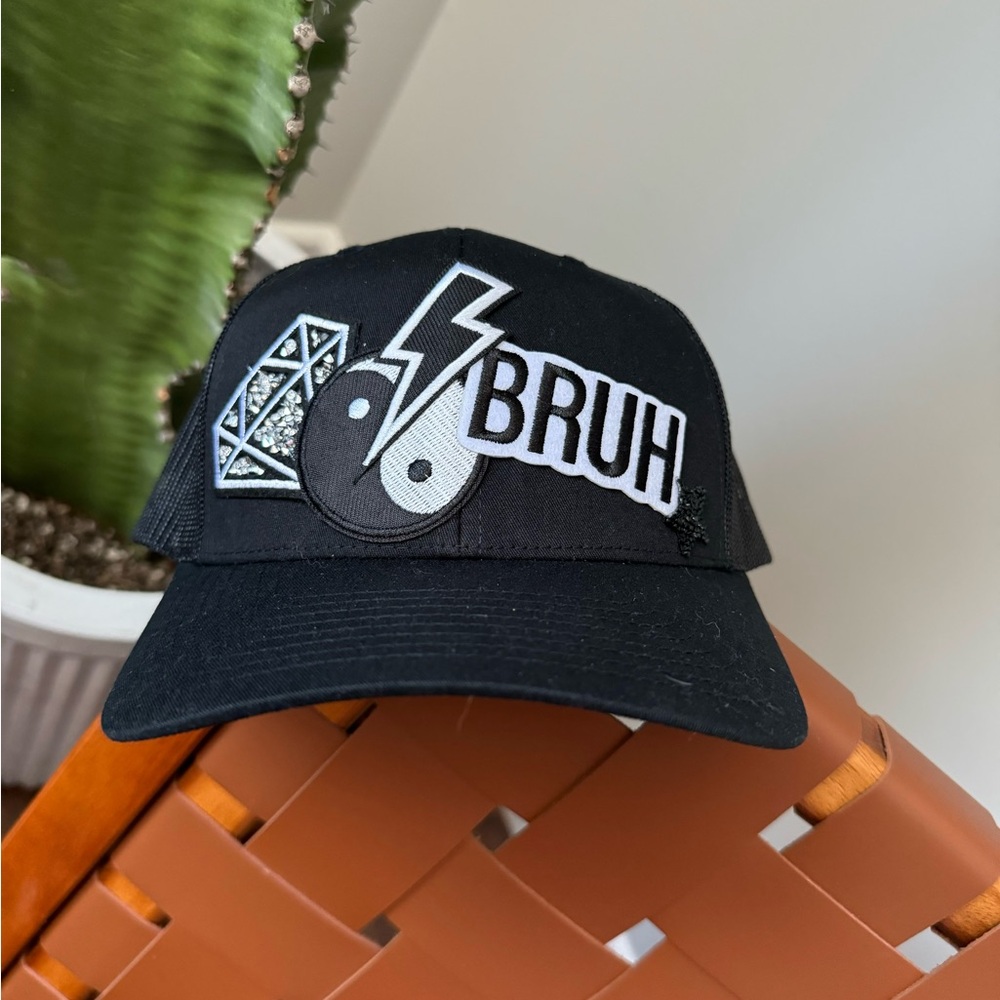 Custom Trucker Hat 🖤 Bruh!